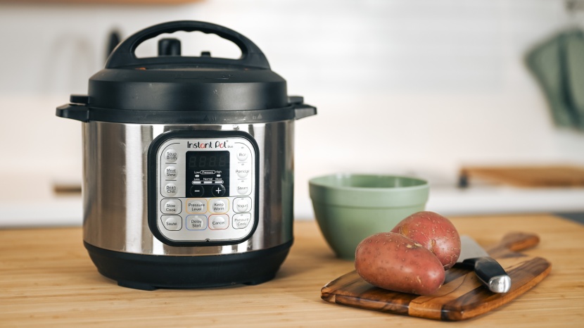 instant pot duo mini v5 - we often just leave our mini on the counter. it's small enough to...