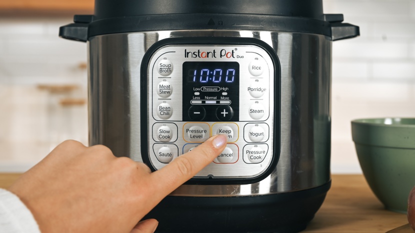 instant pot duo mini v5 - we love the option of telling our mini to keep our food warm before...