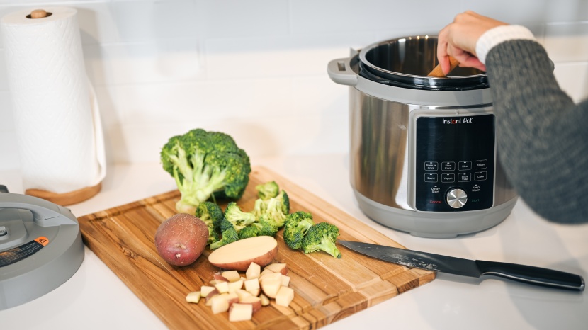 instant pot duo plus v4 - the 6-quart model is a little more than 12-pounds, making it easier...