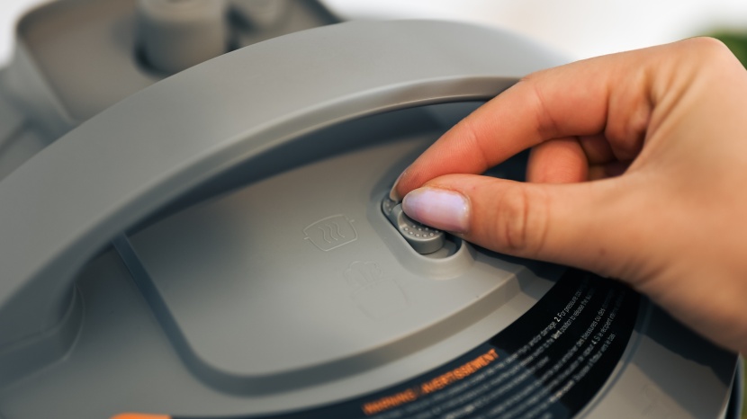 pressure cooker - the instant pot&#039;s new steam release valve design is an easy to use...