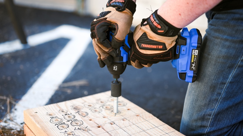 kobalt xtr max 24v - the kobalt xtr is ultra-fast at driving large lag screws into lumber.
