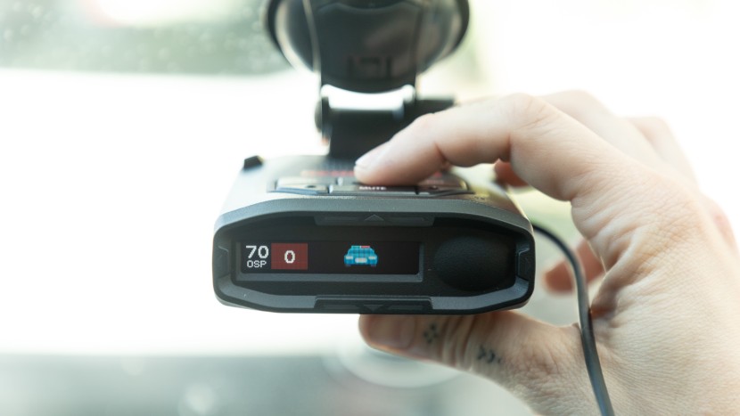 escort redline 360c - here the redline 360c is alerting us of a speed trap.