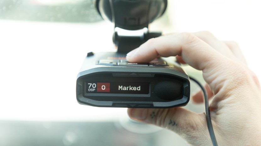 escort redline 360c - here you can see the speed limit in white, which means the redline...