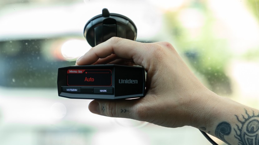 radar detector - various sensitivity modes help keep the r8 quiet.