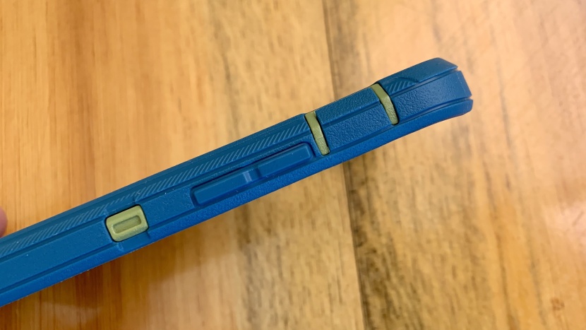 the otterbox defender has a rubber flap that protects the silent...