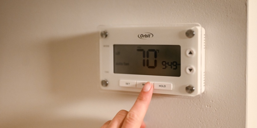 orbit clear comfort - no remote access here - you have to get up and make the changes...