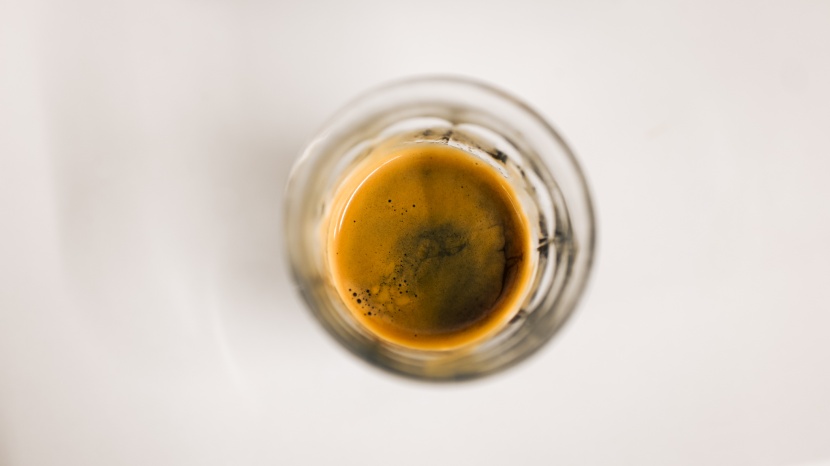 coffee maker - coffee crema, the creamy caramel foam that can form on top of an...