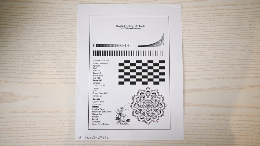 hp deskjet 2755e - this model produces excellent quality resolution black and white...