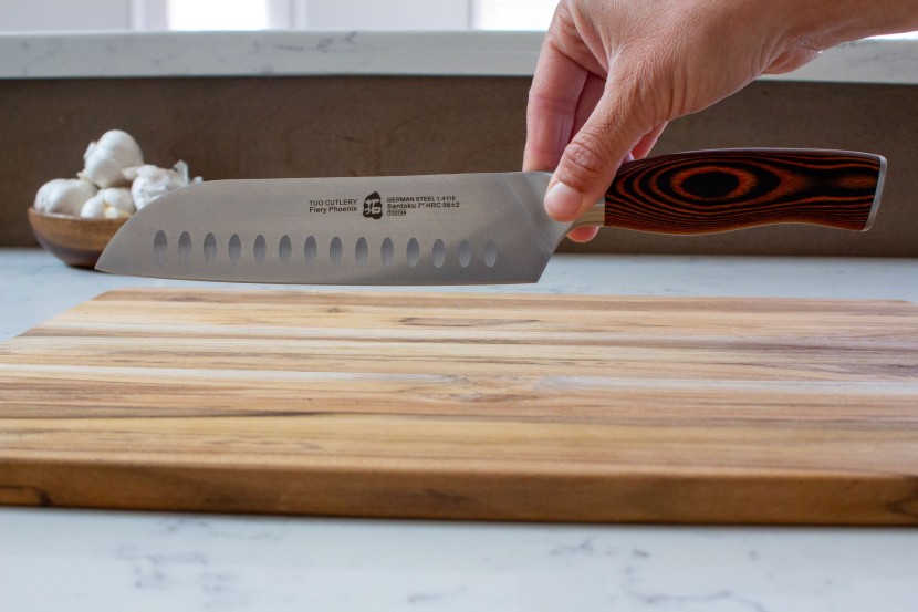 tuo 8 piece - we love the balance of the santoku.