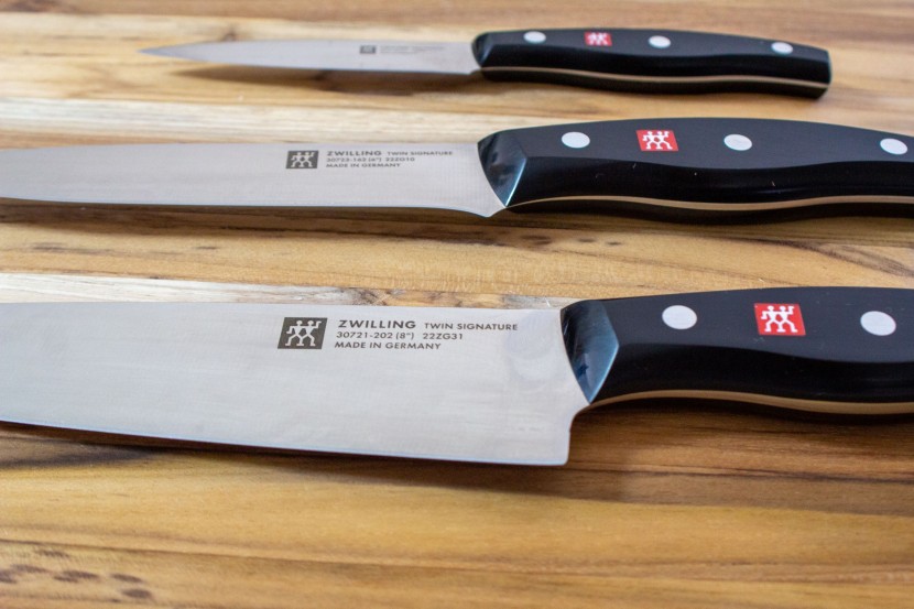 zwilling twin signature 3-pc starter - all three knives in this set feature exceptional quality.