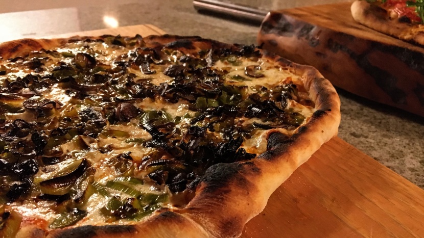 the original baking steel - this method turned out beautiful pizzas cooked to ny-perfection...
