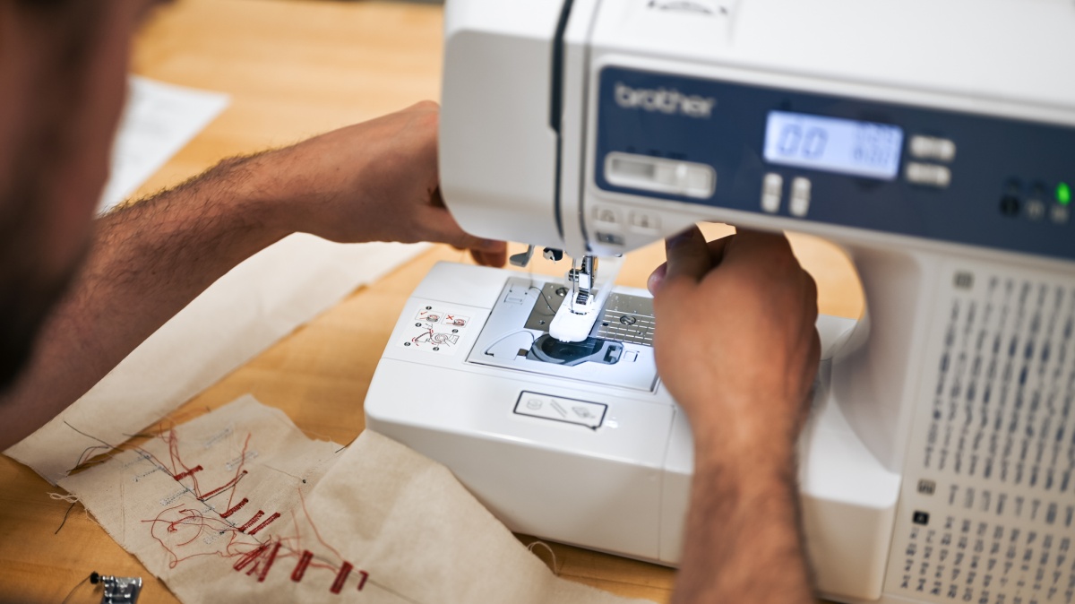 Selecting Stitches on a Brother Sewing Machine