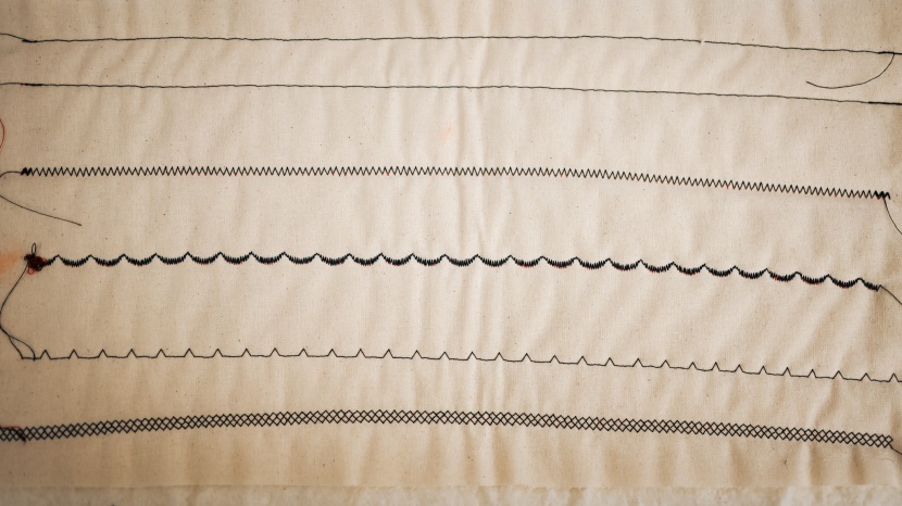 brother xr9550 - beautiful consistent stitches on the quilting test.