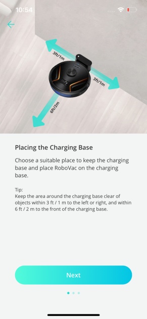 a snapshot of the app.