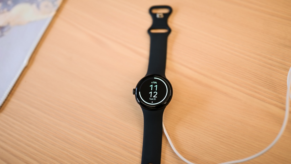 google pixel watch - charging the pixel watch is a cake walk.