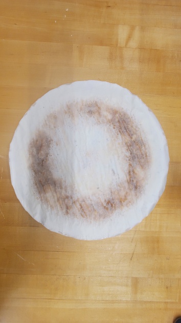 the jet-puffed marshmallow shows inconsistent browning with uncooked...