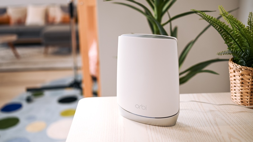 wifi mesh system - the netgear orbi&#039;s sleek design fits into almost every room. it was...