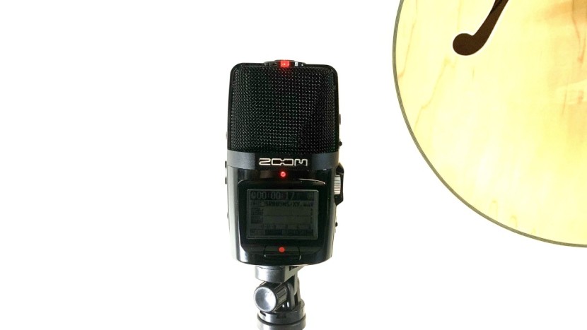 digital voice recorder - the zoom h2n captures spacial audio to be used for surround sound...