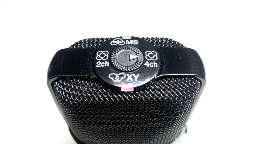 digital voice recorder - the zoom h2n has a dial on top of the microphone screen that allows...