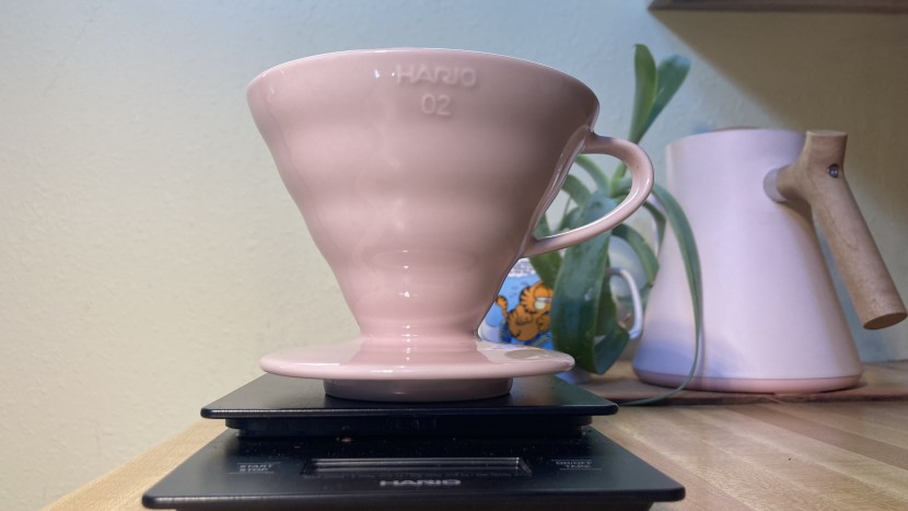 pour over coffee maker - the hario v60 makes a clean, crisp cup making it the &quot;go-to&quot; brewer...