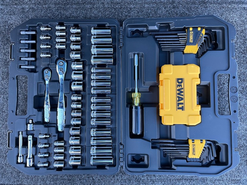 the dewalt case is simple, elegant, and well-organized