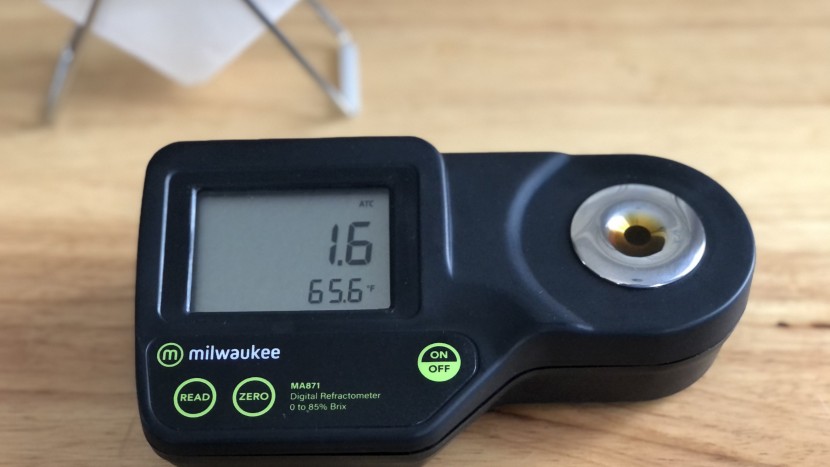 pour over coffee maker - we used a refractometer to determine the effectiveness of each...