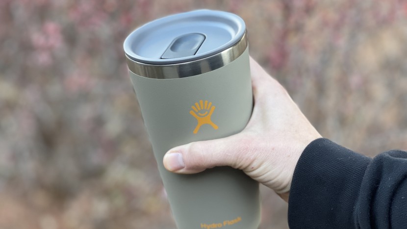 tumbler - the smooth construction of the hydro flask all around lid and its...
