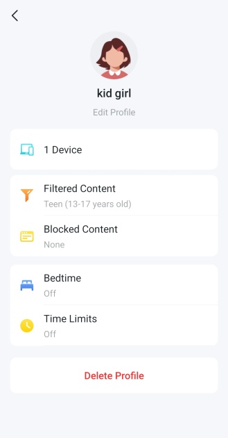 the parental controls of the deco x20 give options that include...
