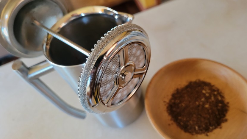 french press - detail of the the frieling double wall. this was by far the most...