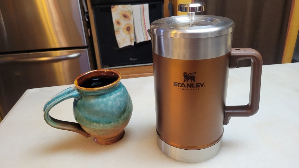 French Press for campers by Stanley