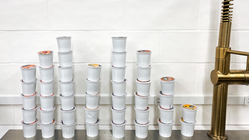 keurig coffee maker - we brewed lots and lots of coffee during our testing phase.