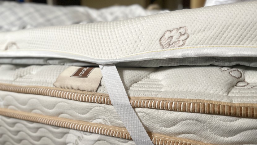 mattress topper - not all toppers we tested have a way to secure them to your bed. and...