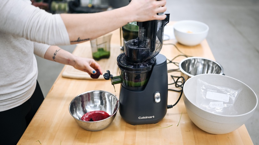 cuisinart easy clean slow juicer - hard produce, like beets, are difficult for the easy clean slow...