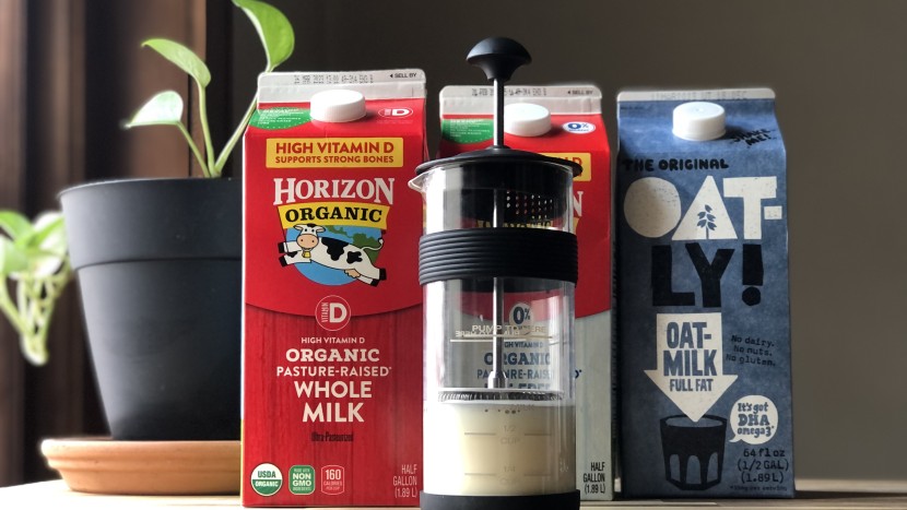 milk frother - in order to measure each frother&#039;s abilities we used a variety of...