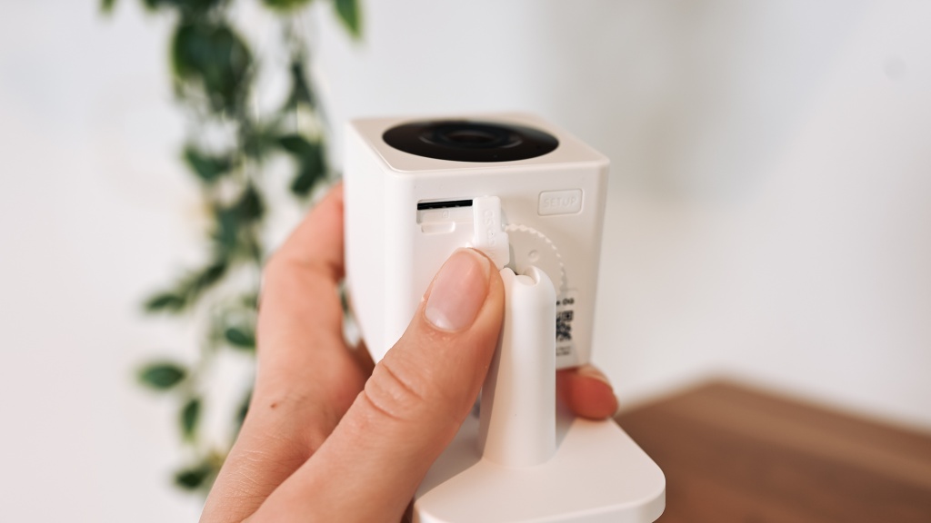 wyze cam og - an sd card slot lets you record video locally, and supports sd cards...