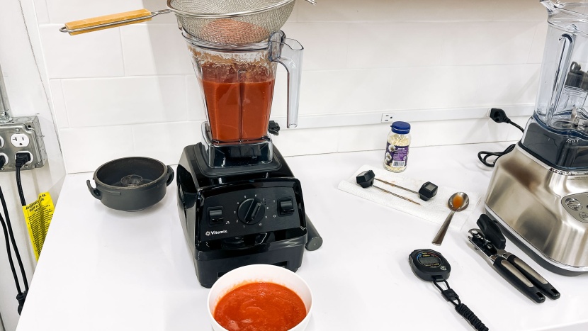 vitamix explorian e310 - even if we weren't able to warm it as much as we would have liked...