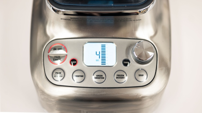 the well-labeled, illuminated buttons make selections easy, and a...