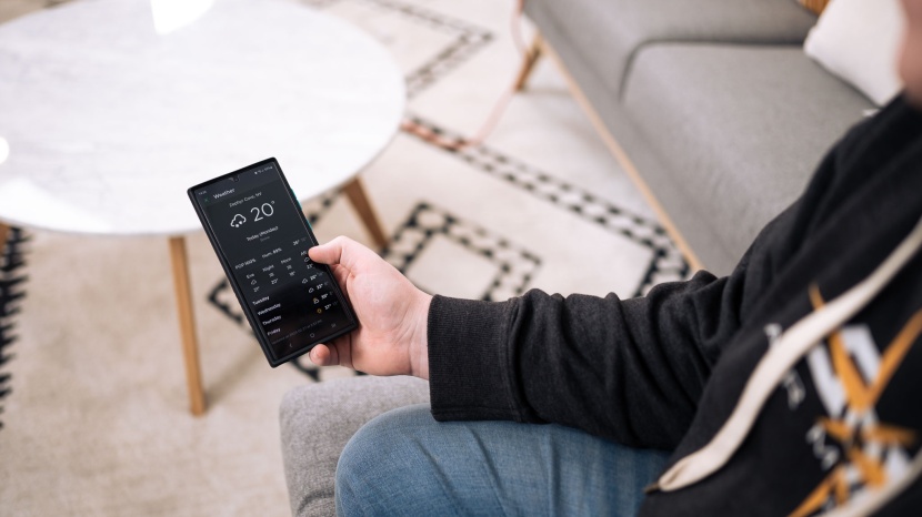 ecobee smart thermostat enhanced - the ecobee app gives users access to the thermostat controls and the...