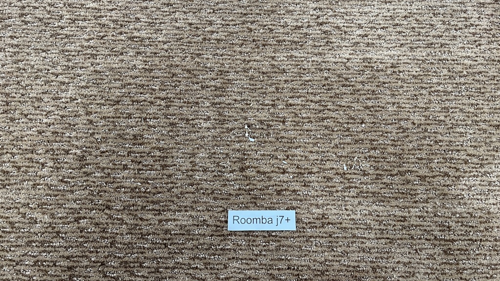 irobot roomba j7+ - very little debris left behind by this model.