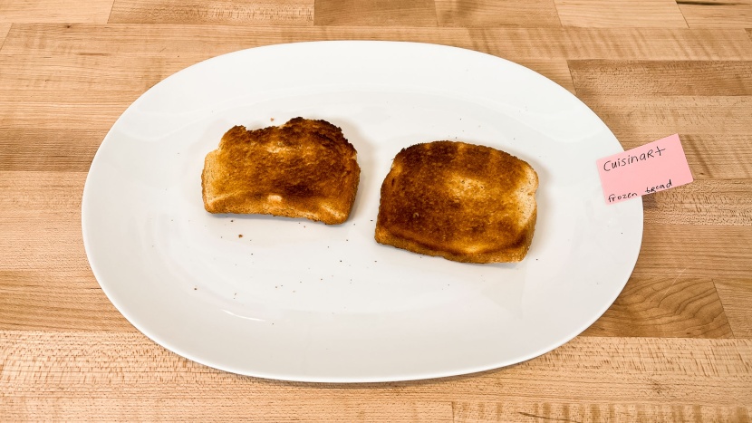 cuisinart cpt-720 2-slice digital with memoryset - the results of the toast test with the cuisinart cpt-720.