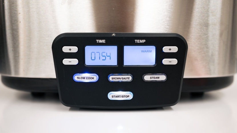slow cooker - the easy-to-see numbers and  lit buttons on the cook central allow...