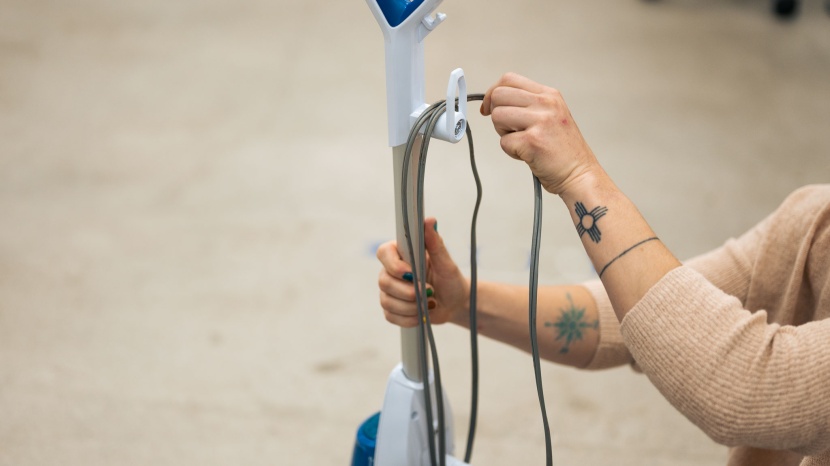bissell powerfresh - the powerfresh's long power cord makes it easy to move around the...