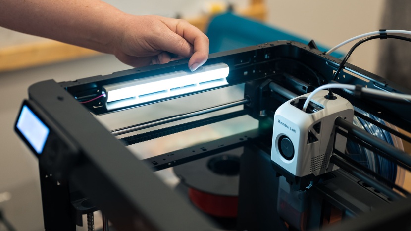 bambu lab p1p - even additions like work area flood lights are more helpful than we...