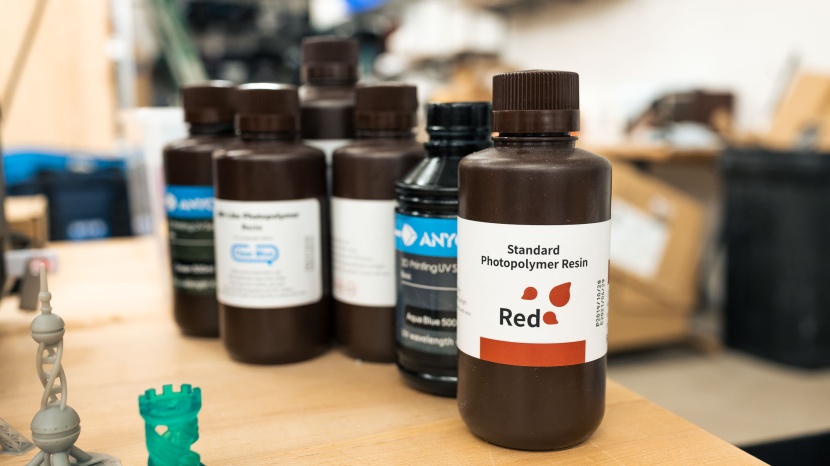 3d printer - a selection of sla resins. we aren&#039;t seeing a huge variety of...