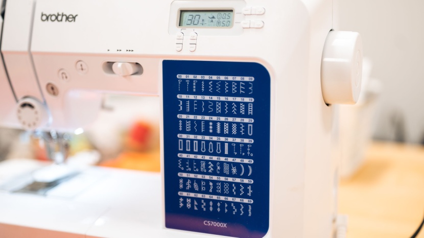 brother cs7000x - select your desired stitch from one of 70 clearly labeled options on...