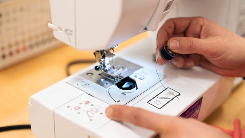 brother hc1850 - getting the hc1850 set up and all the settings dialed in is a cinch.