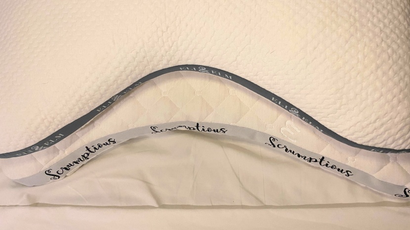 pillow for side sleepers - two crescent side sleeper pillows: the eli &amp;amp; elm cotton side...