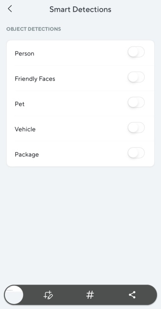 in the wyze app, you can customize your detection settings to detect...