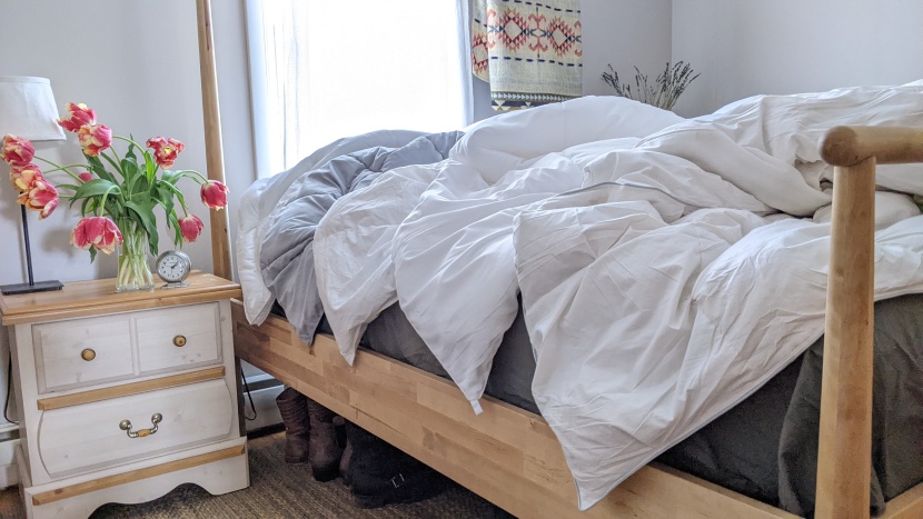 comforter - we wish all of these comforters were machine washable. sadly, only...