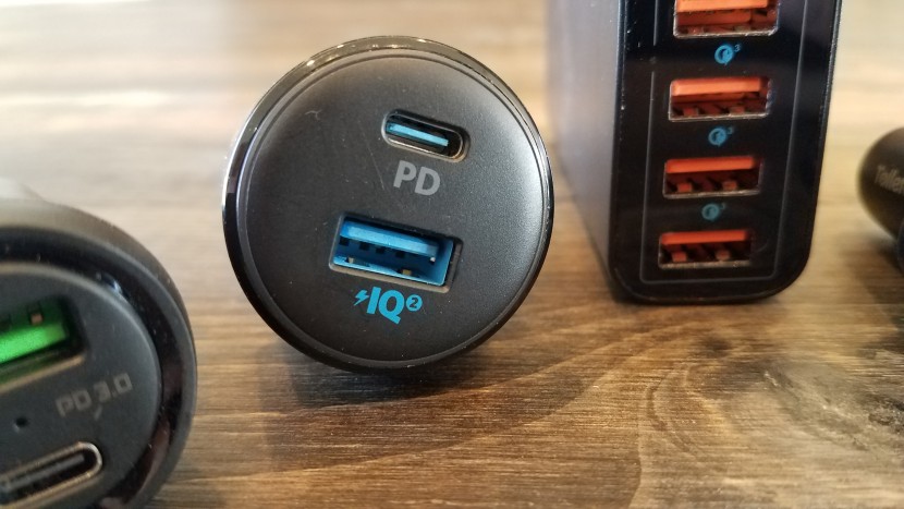 car charger - the fast charging standards listed on the top scoring models, from...